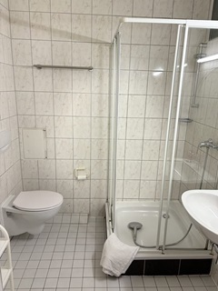 Badezimmer in der Monteur- oder Ferienwohnung